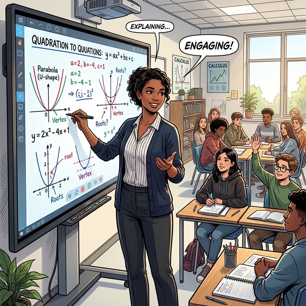 Teaching with digital whiteboard